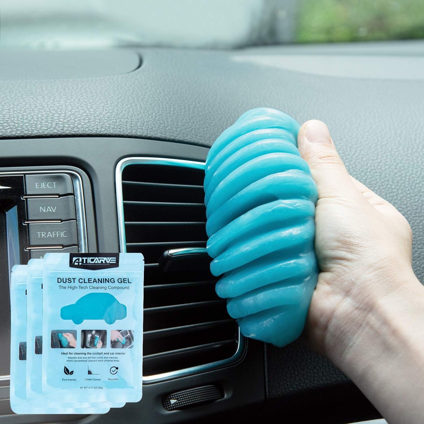 Keyboard Cleaning Gel Car Cleaning Putty Slime Cleaner Detailing Gel Universal Dust Cleaner for Laptop, Printer, Camera, Remote Control (90G) | Detailing Gel Detailing Gel Universal Dust Cleaner for Laptop, Printer, Camera, Remote Control (90G)