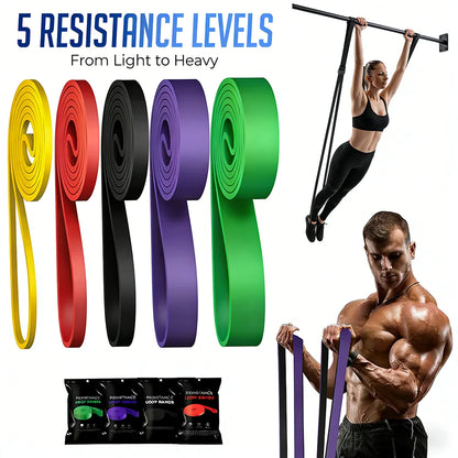 7 Levels Heavy-Duty Resistance Band Agility Training Workout Gym Equipment Yoga Pilates Accessories Rubber Band Home Gym