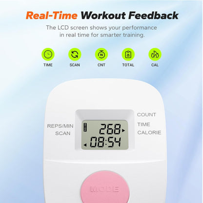 Ab Machine Abs Workout Equipment Adjustable | Ab Trainer Machine for Abs Workout at Home Gym, Foldable Knee Protection