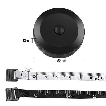 150Cm Mini Tape Meter Tape Tailor Ruler Keychain Measuring Tape Clothing Size Tape Measure Portable Sewing Tools Accessory