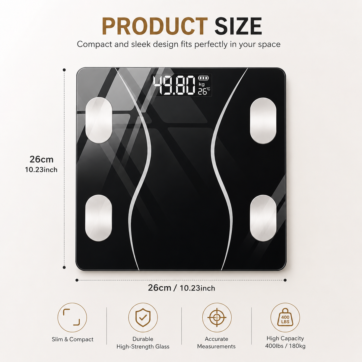 BodySync Pro™ – Smart Body Composition Scale