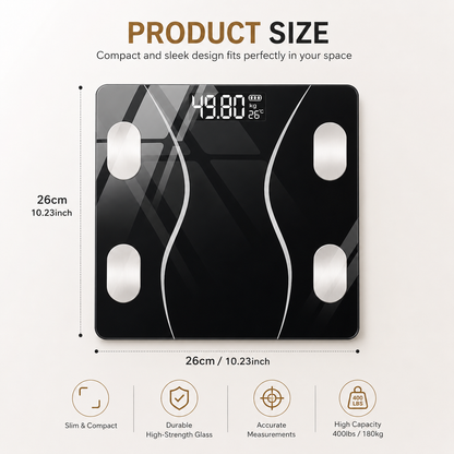 BodySync Pro™ – Smart Body Composition Scale