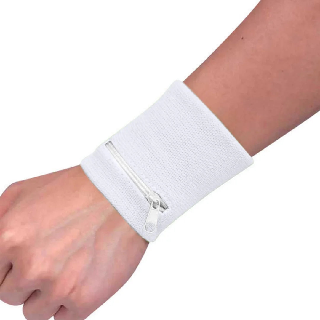 Sports Wristband Bag Zipper Running Wrist Wallet Phone Keys Card Pouch Storage Bags Gym Fitness Sports Cycling Armband Arm Bag