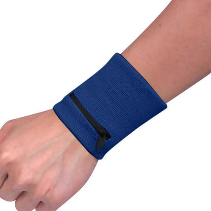 Sports Wristband Bag Zipper Running Wrist Wallet Phone Keys Card Pouch Storage Bags Gym Fitness Sports Cycling Armband Arm Bag