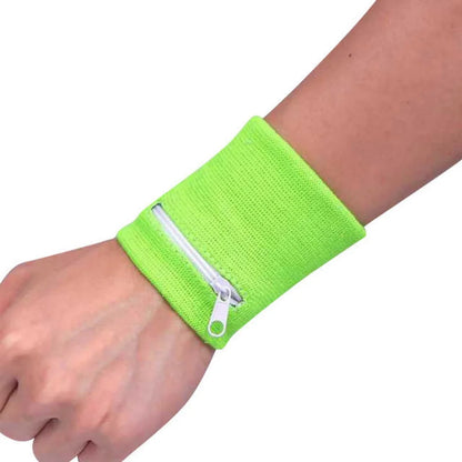 Sports Wristband Bag Zipper Running Wrist Wallet Phone Keys Card Pouch Storage Bags Gym Fitness Sports Cycling Armband Arm Bag