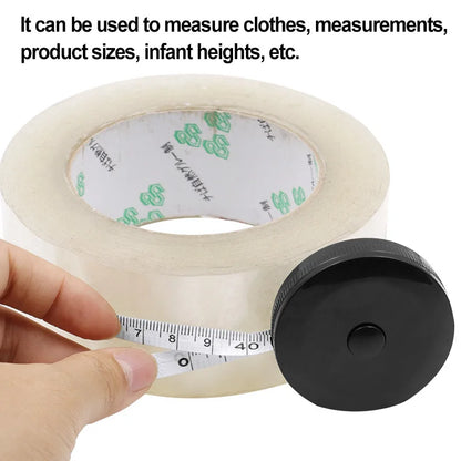 150Cm Mini Tape Meter Tape Tailor Ruler Keychain Measuring Tape Clothing Size Tape Measure Portable Sewing Tools Accessory